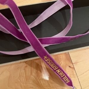COPY - Golden Goose Purple Velvet Shoelaces 110 CM
